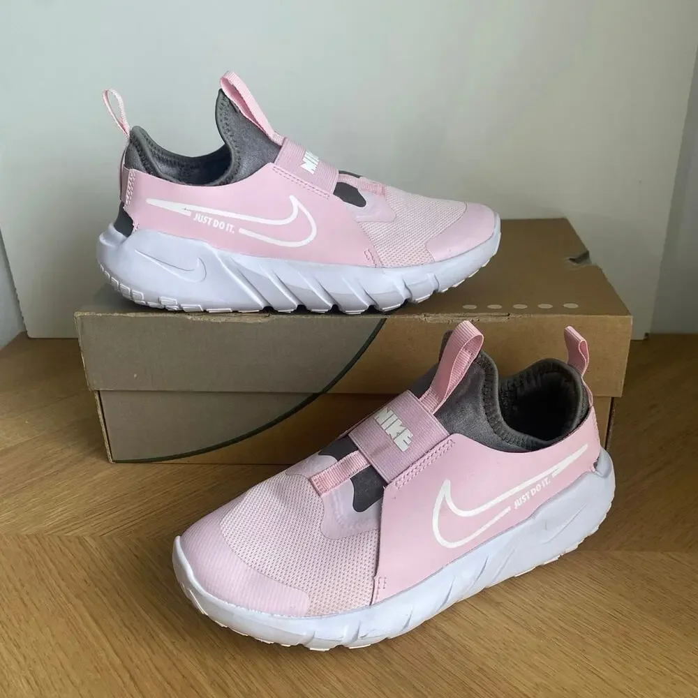 Nike Flex Runner 2 Pink/Grey Kids Sneakers- SZ 5 Y- 6.5 W